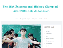 Tablet Screenshot of ibo2014.org